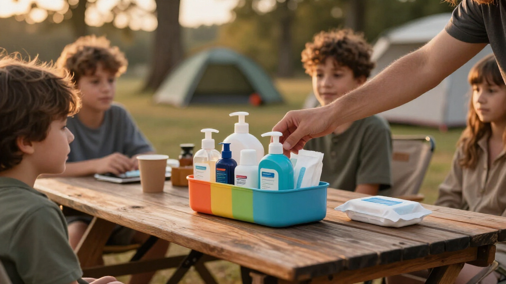 best hygiene organizers for family camping