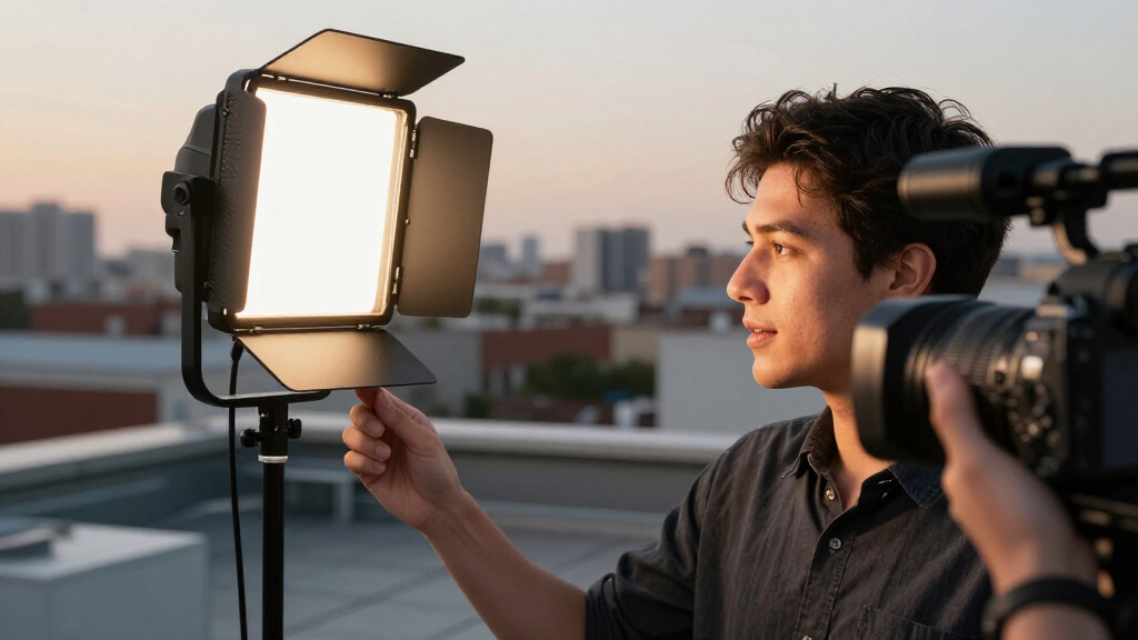portable LED video lights