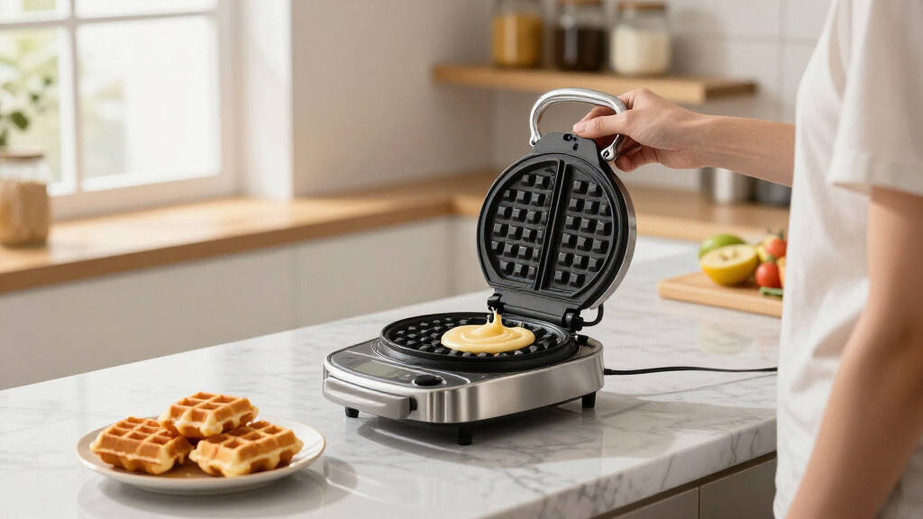 high ticket double waffle maker for weekend brunch at home