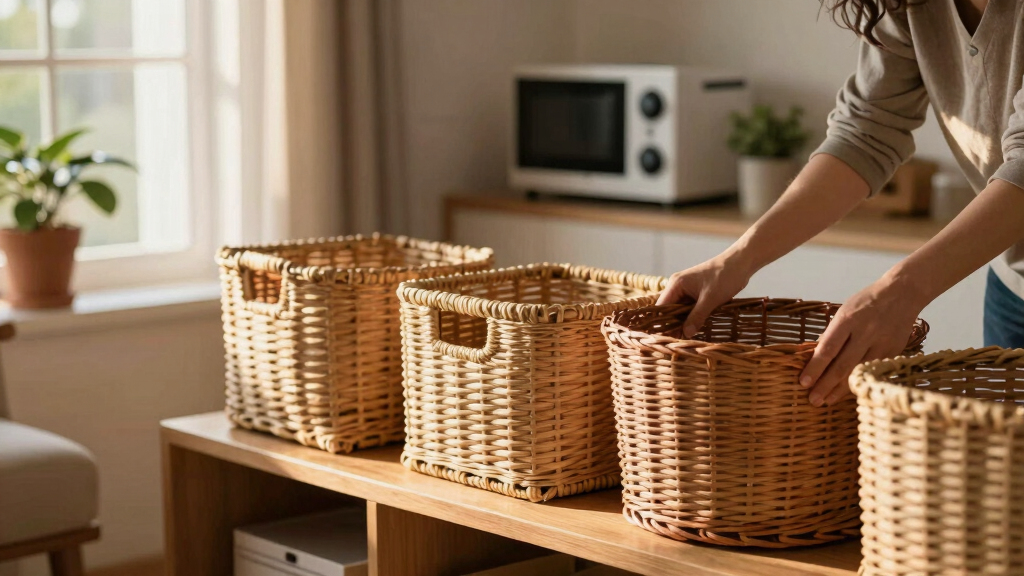best wicker storage baskets