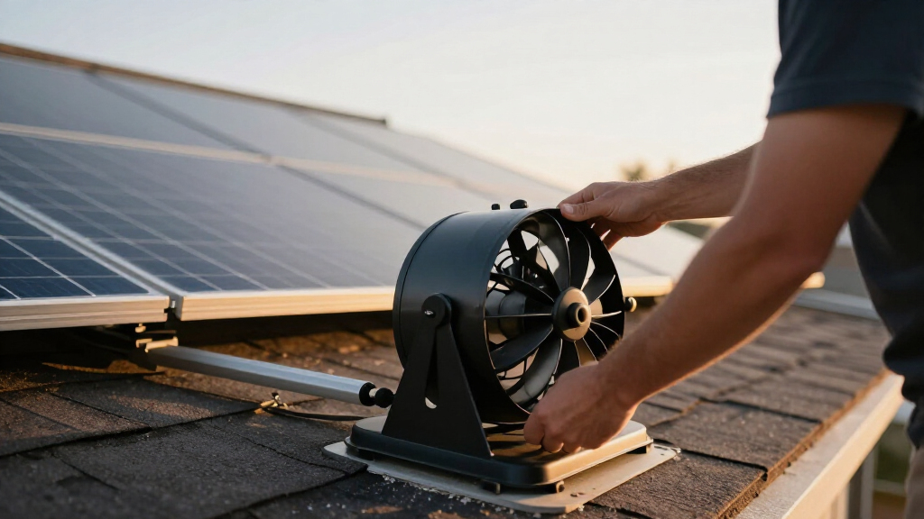 solar attic fan