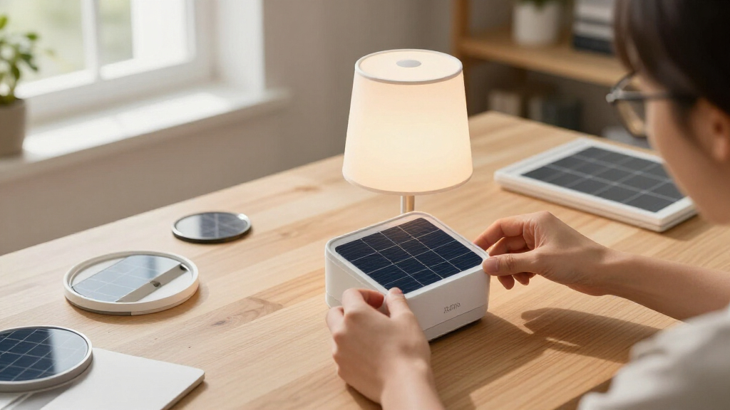 solar-powered desk lamps