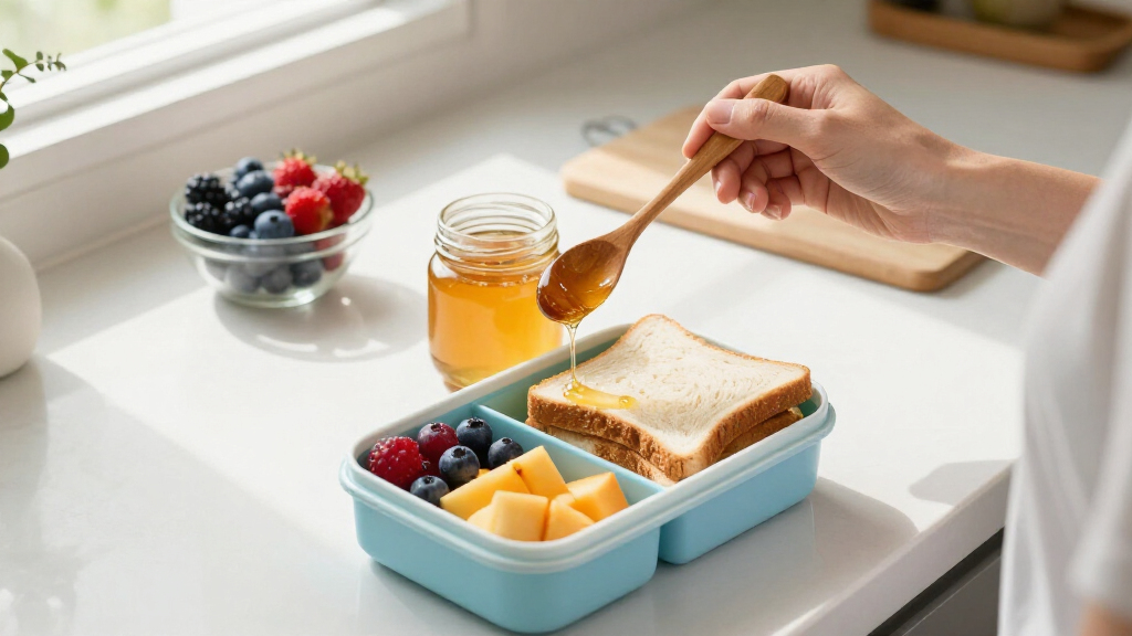 natural honey for school lunches