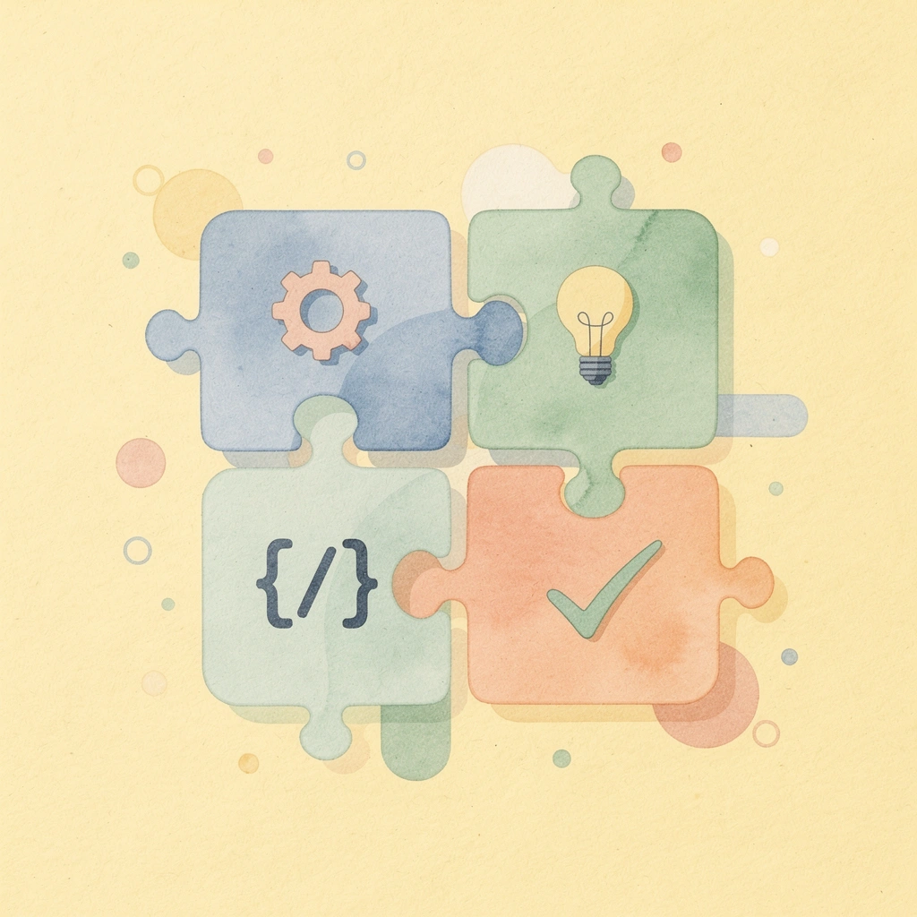 Puzzle pieces fitting together representing an integrated retirement planning strategy