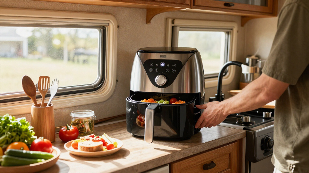 rotisserie air fryer oven for rv