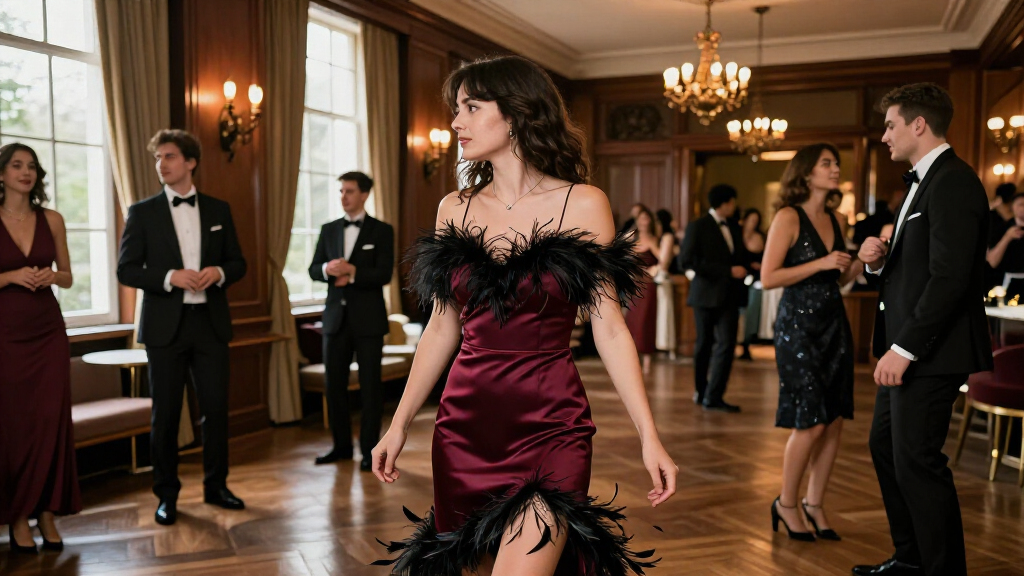 best feather dresses