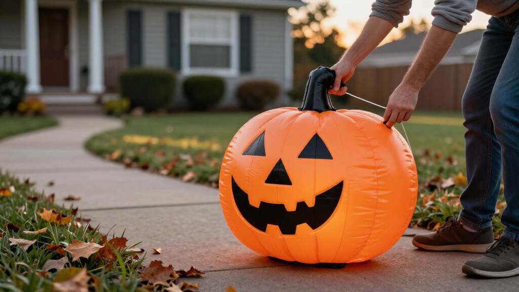 inflatable Halloween yard decorations