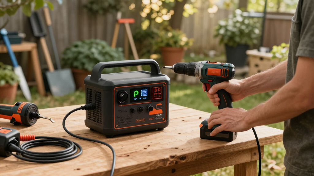 portable power station for power tools