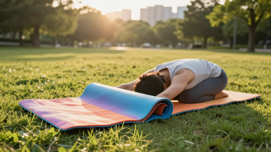 compact foldable exercise mats