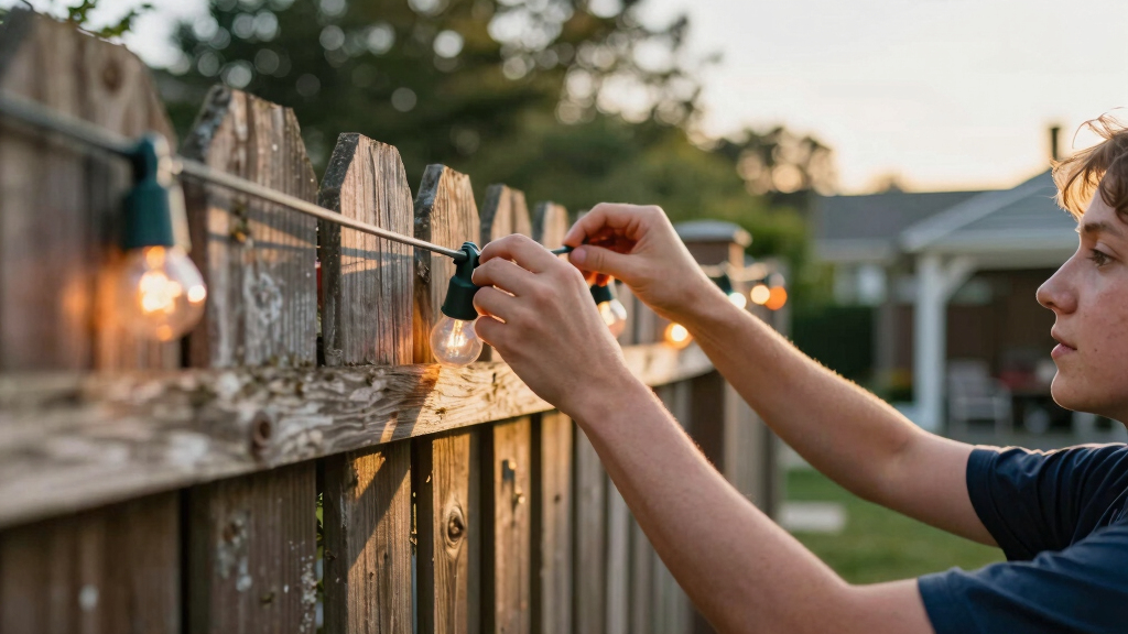 patriotic outdoor string lights
