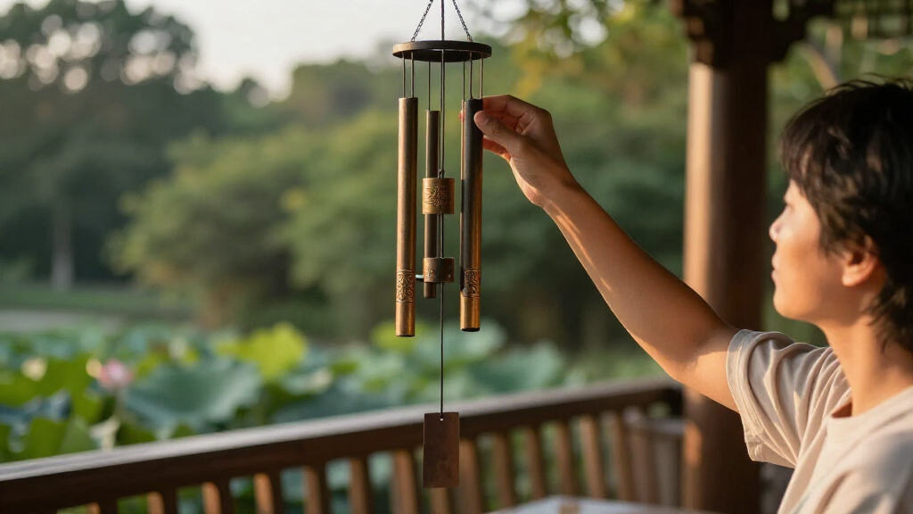 metal wind chime outdoor