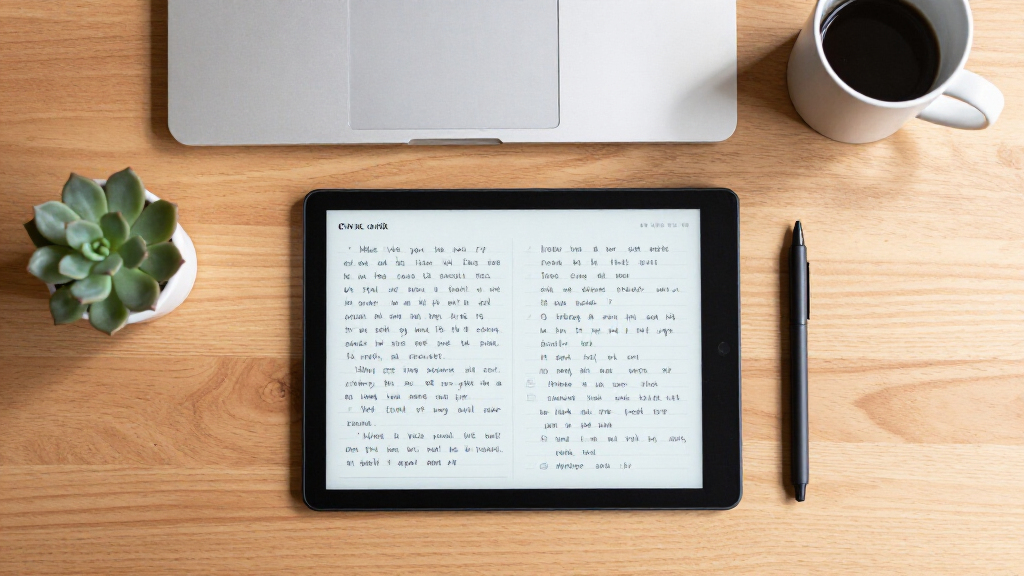 e ink note taking tablet for focus work