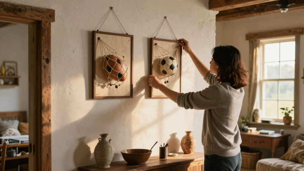 soccer-themed farmhouse wall art
