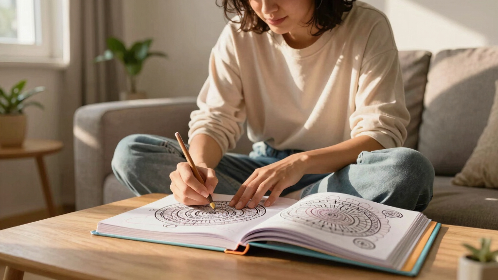 anxiety relief adult coloring books