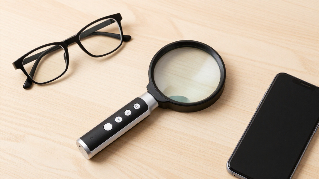 electronic magnifiers for low vision
