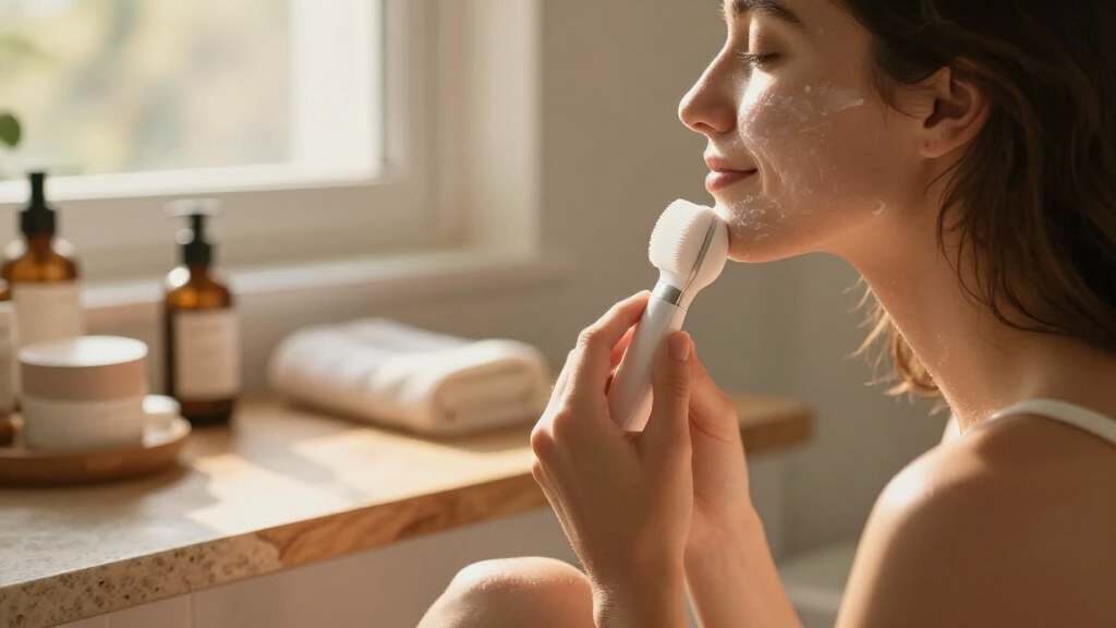 at-home facial cleansing brushes
