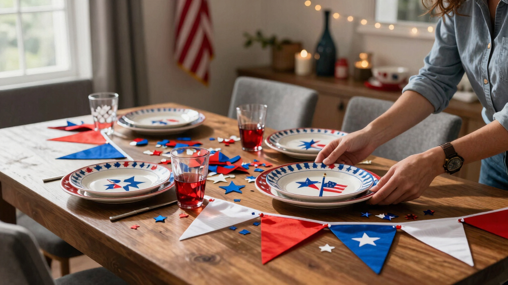 patriotic 4th of July decor