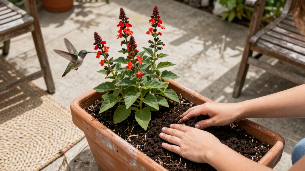 flower for hummingbirds