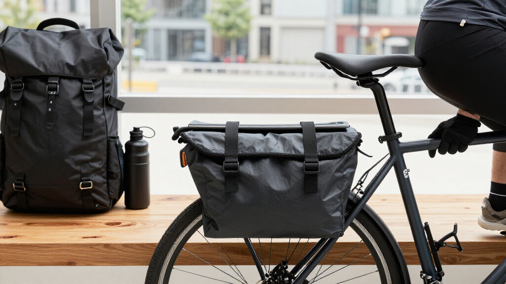 laptop pannier for bike commuting waterproof