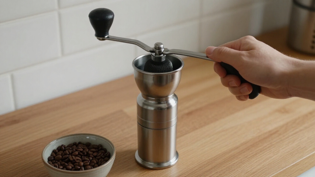 best hand grinder for espresso with large burr set