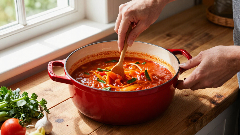 enameled cast iron dutch oven
