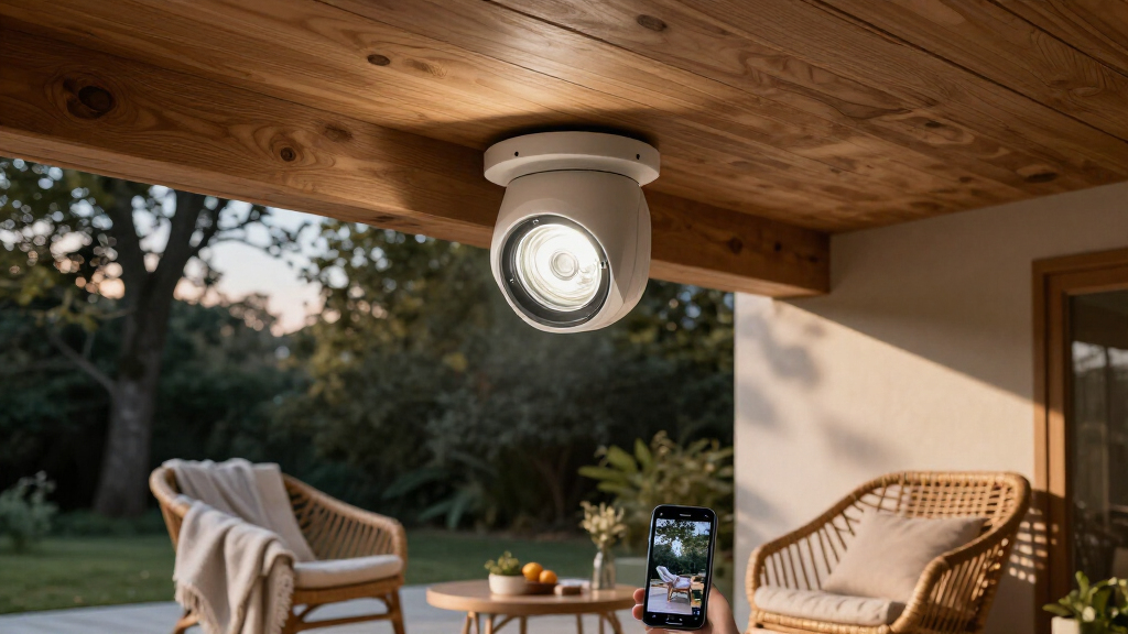 security camera floodlight