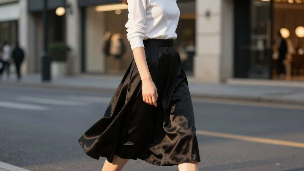 best black midi skirts