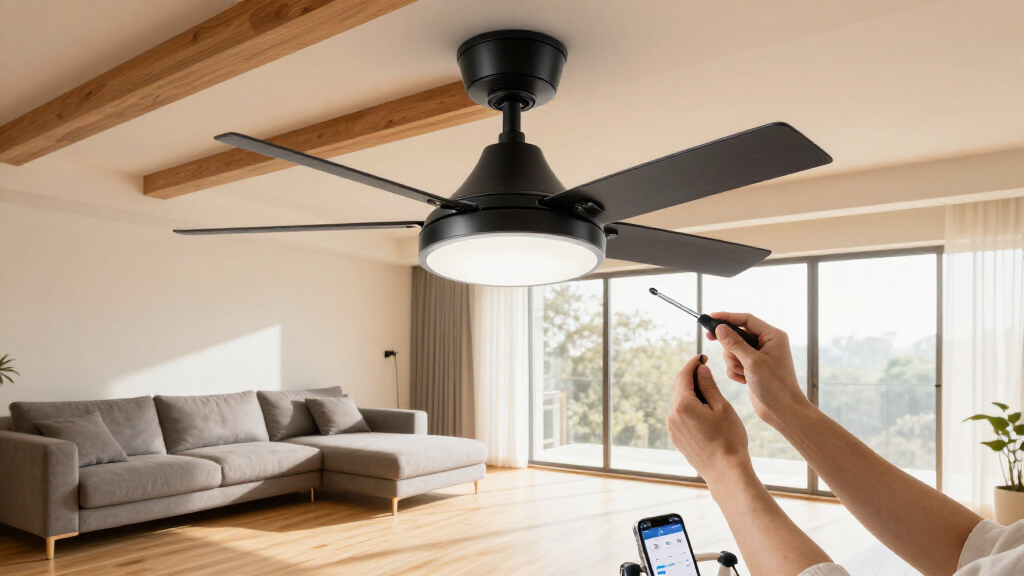 smart ceiling fans with lights
