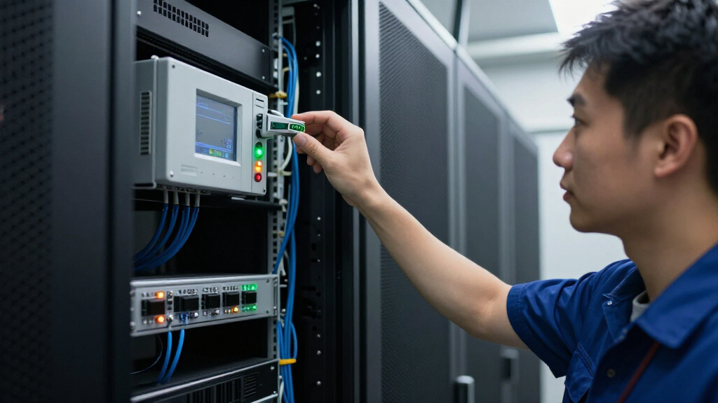 environmental monitoring system for rack