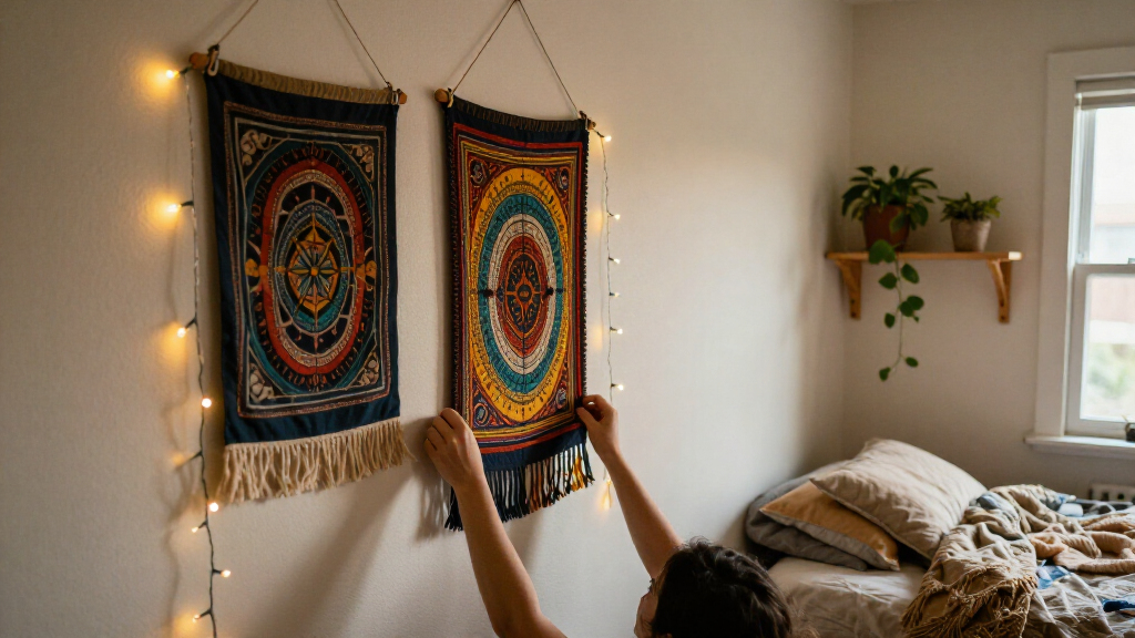 spirituality-themed dorm decor