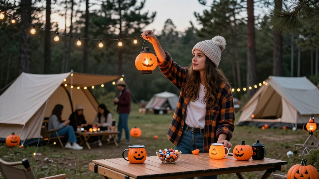 Halloween camping party supplies
