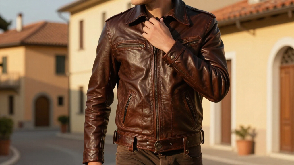 luxury leather jackets