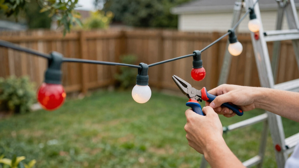 patriotic outdoor string lights