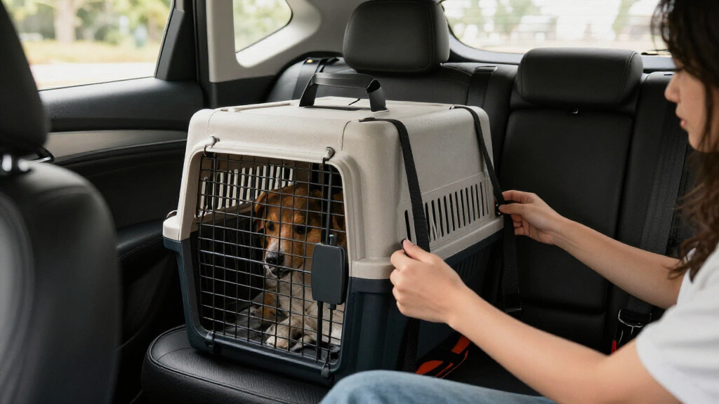 dog car crate for back seat