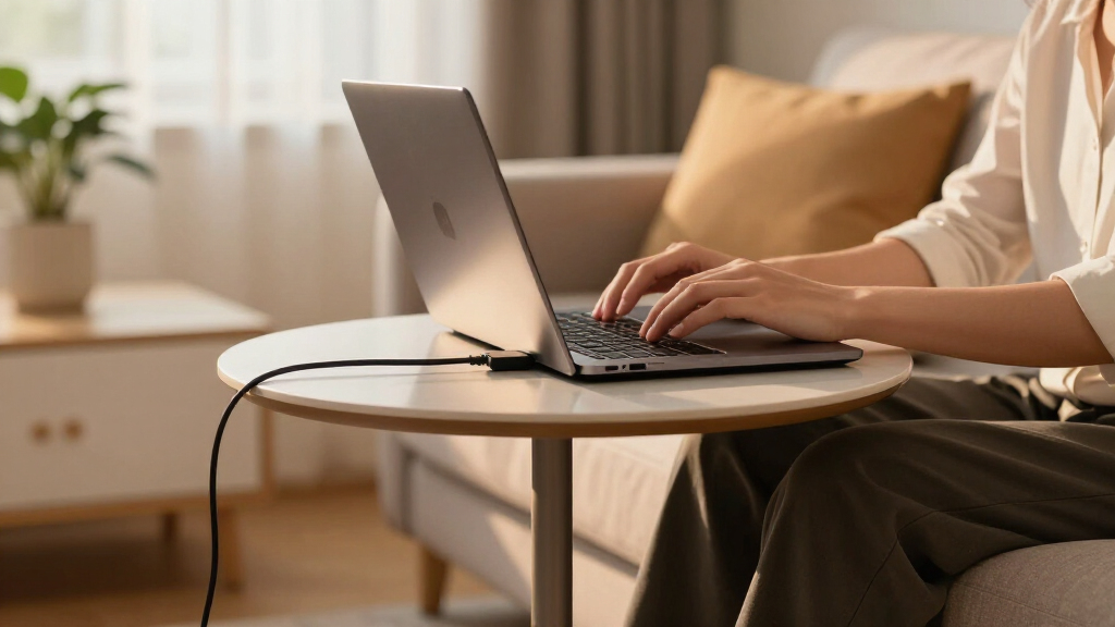 side tables with charging ports