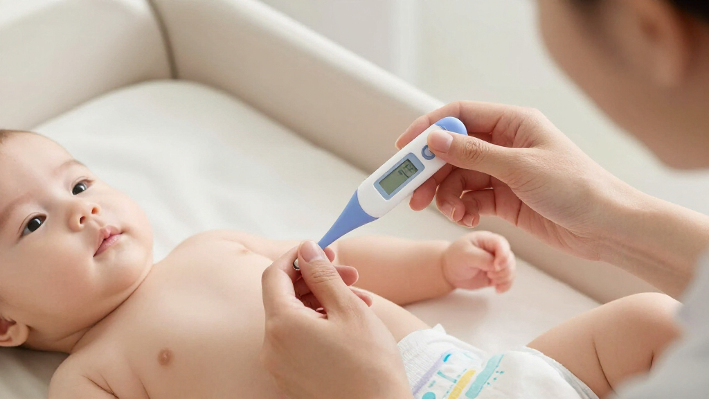 accurate safe rectal thermometer for baby with fever