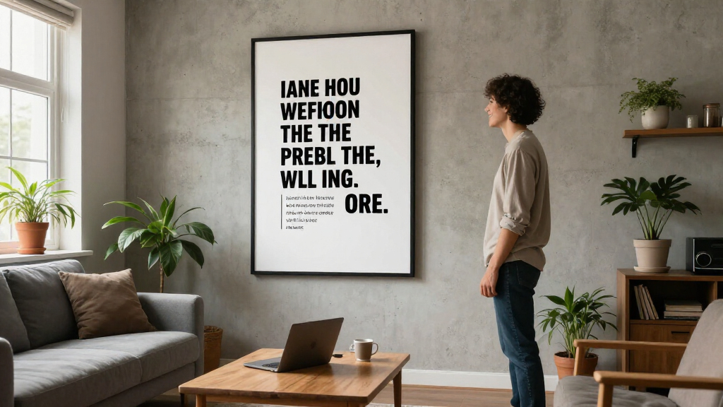 motivational quote wall art