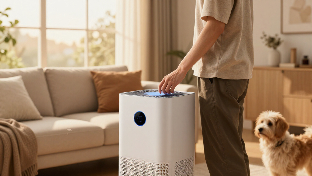 air purifier for pet hair and dander large
