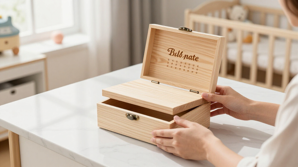 best keepsake boxes with name and birth stats