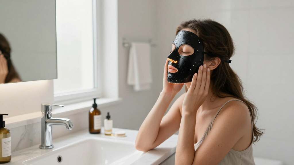 best led mask with warming feature