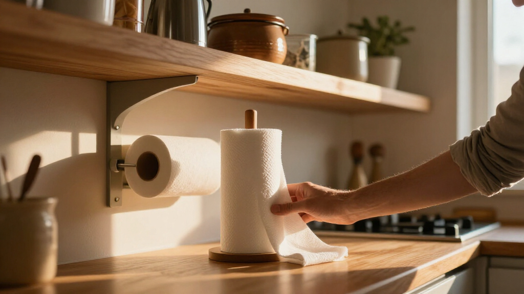 best space-saving paper towel holders