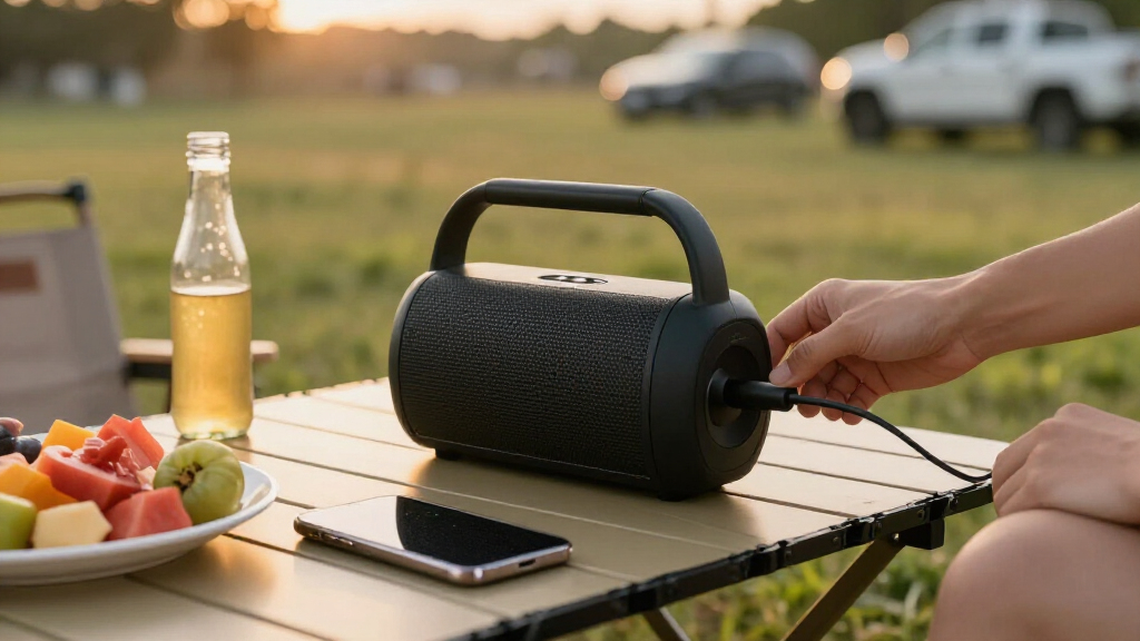 smart outdoor tailgating speakers