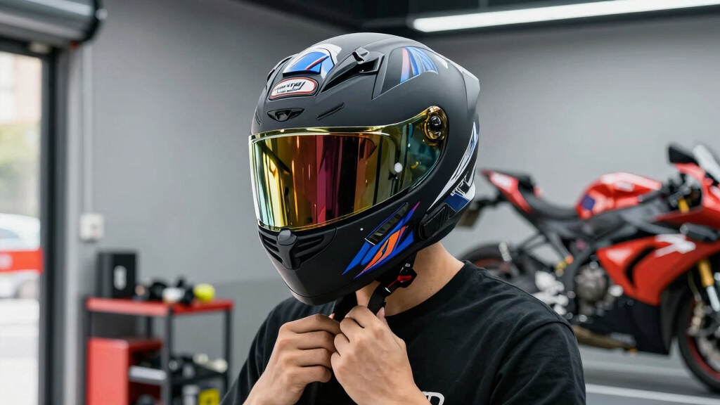 sport bike racing helmet full face