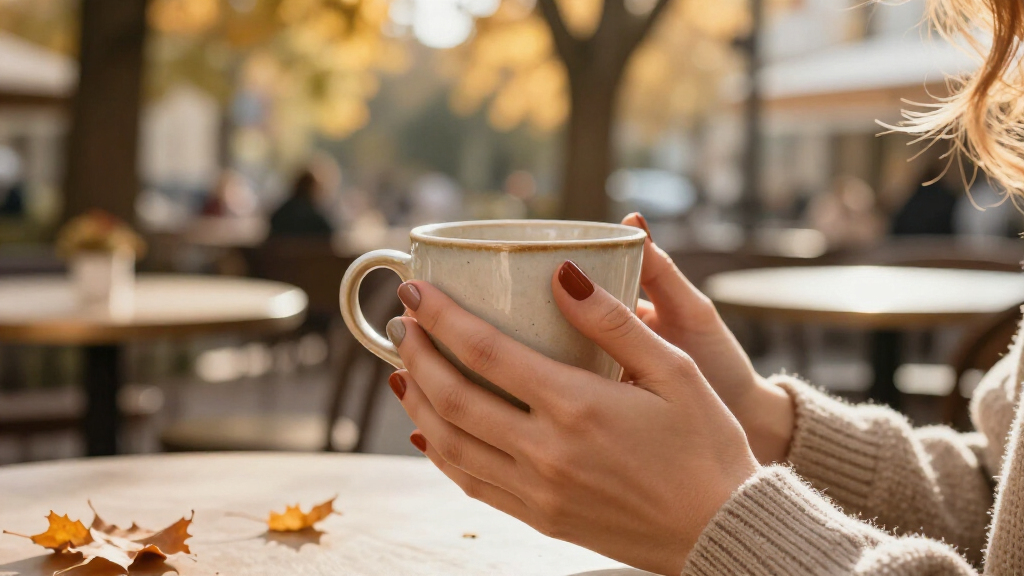 best minimalist autumn nail colors