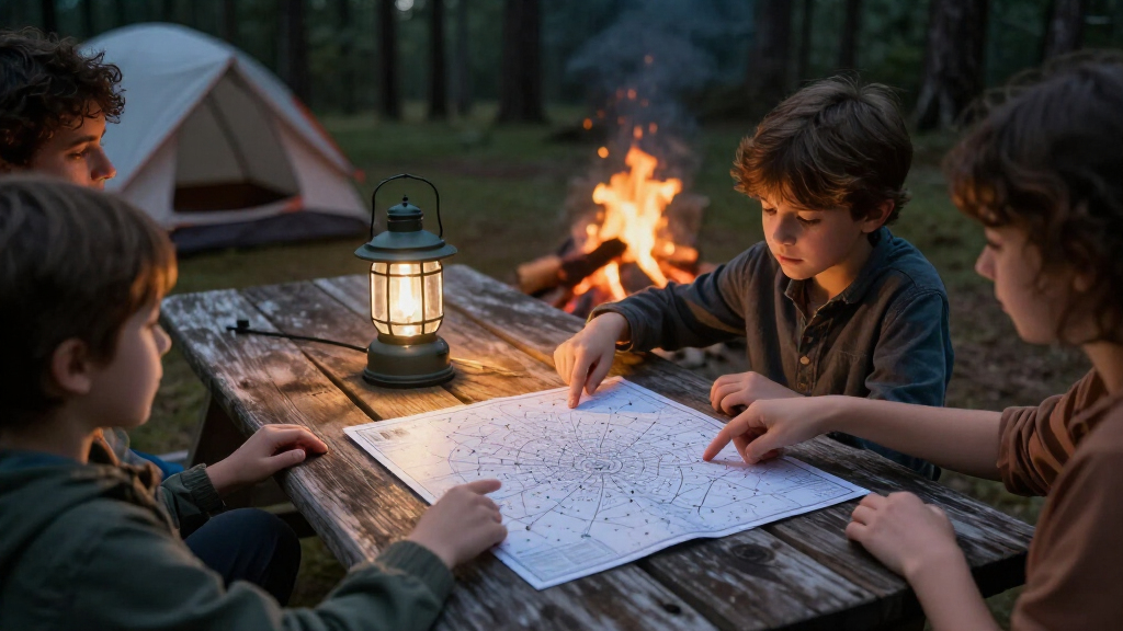 best star chart kits for family camping