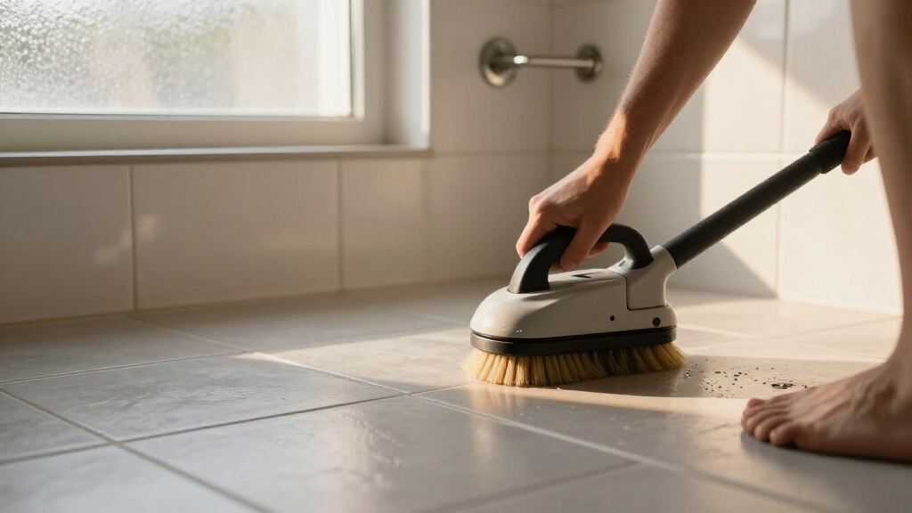 floor polisher machine for bathroom tile