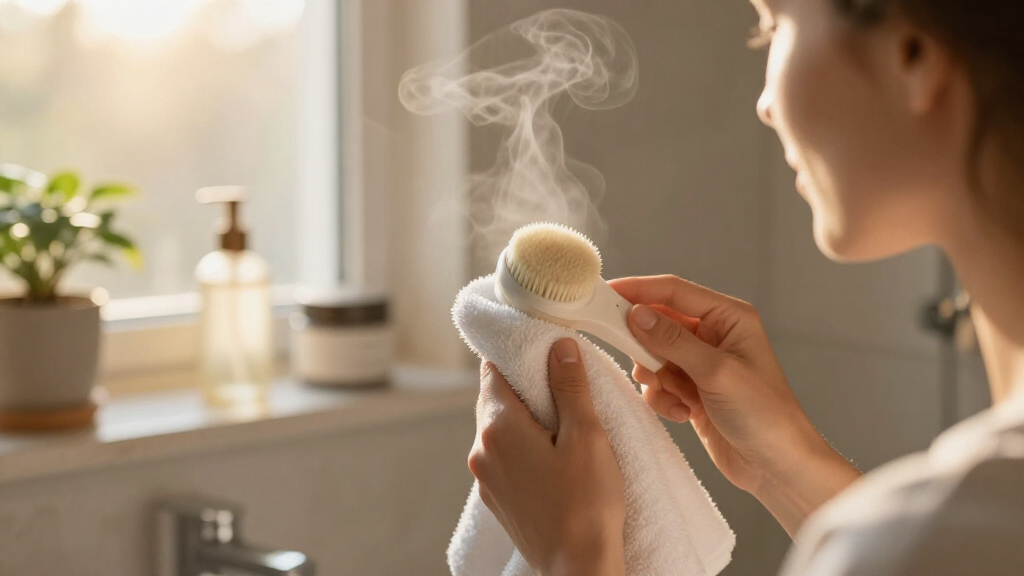 best cleansing brush with heating mode