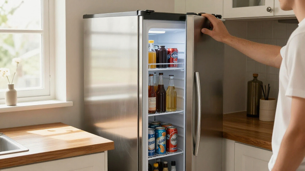 beverage refrigerator