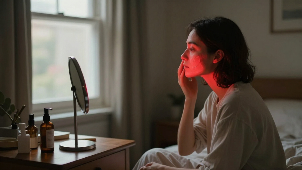 best red light face panel for evening skincare routine