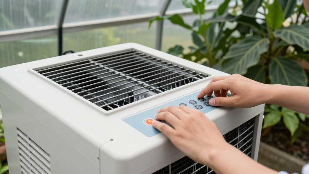 best evaporative cooler for greenhouse summer use